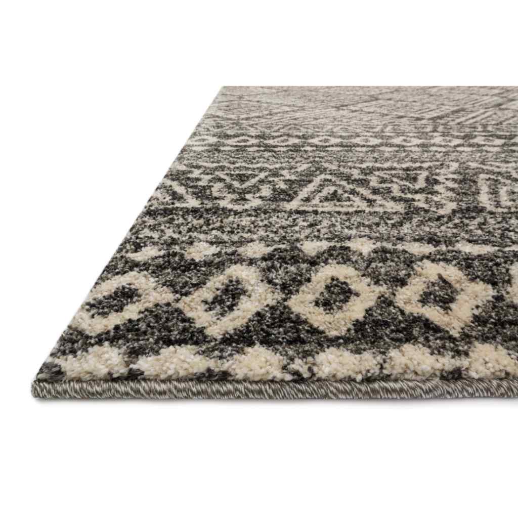 Loloi Emory Collection Graphite / Ivory Rug EB-08 Graphite / Ivory / 2'-5" x 7'-7"