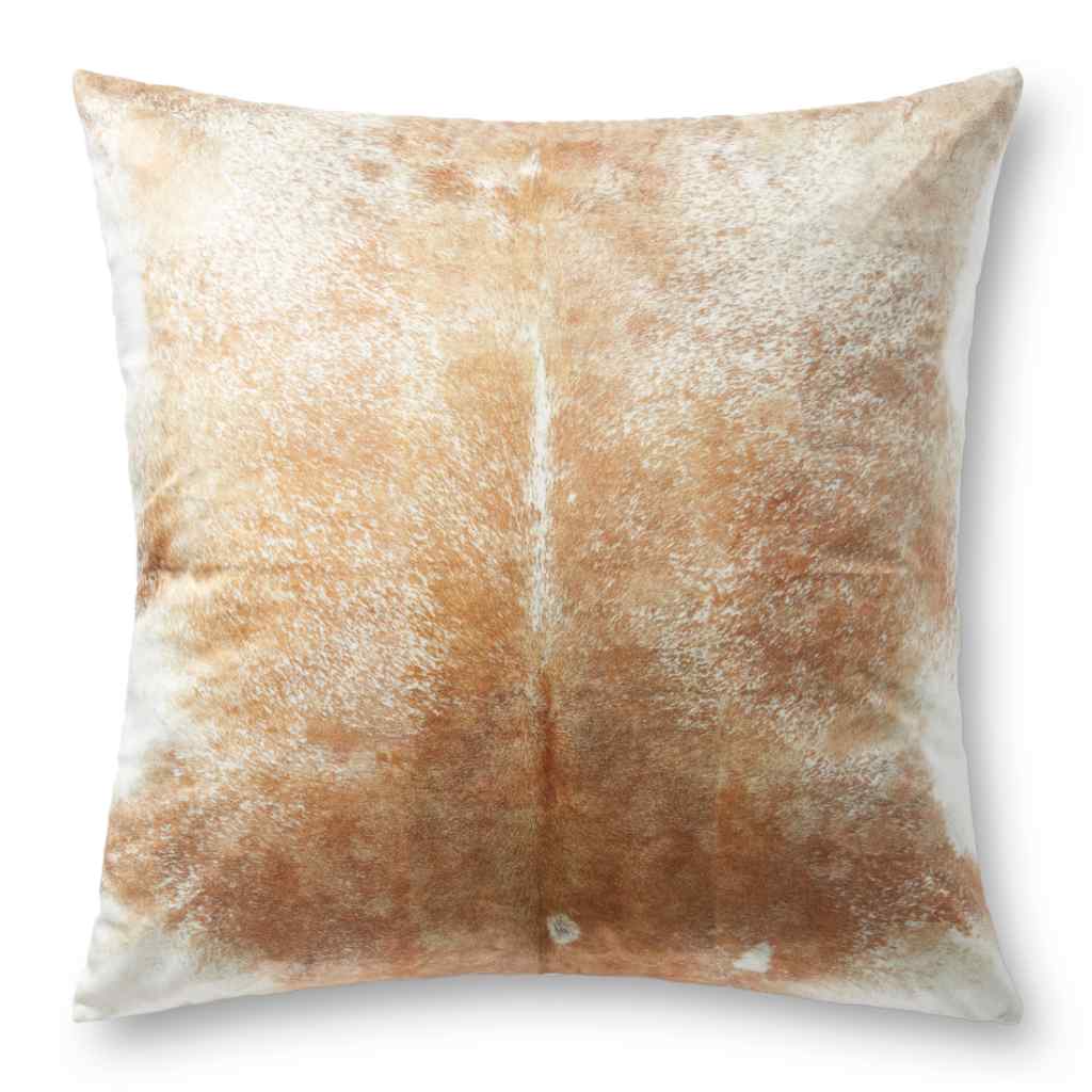 Loloi Floor Pillows Collection Beige / White Pillow FP0002 Beige / White / 36"W x 36"D x 6"H