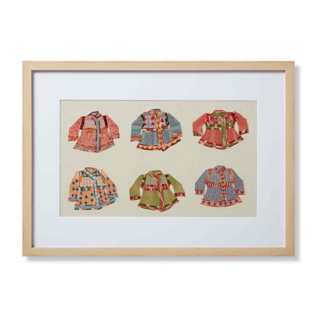 Loloi Frock Coat Collection Natural / Multi Wall Art FROCK Natural / Multi / 2'-5" x 1'-9" Wall Art