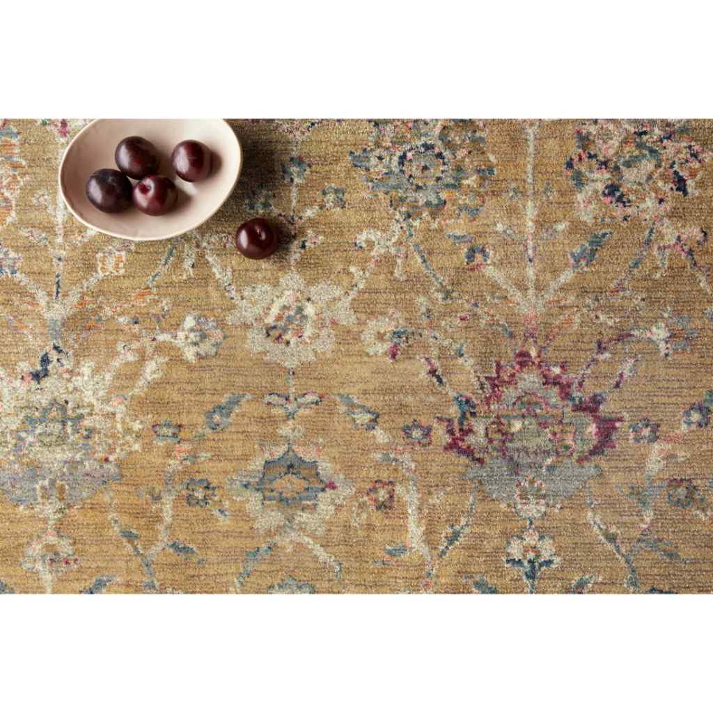 Loloi Giada Collection Gold / Multi Rug GIA-05 Gold / Multi / 18" x 18" Sample