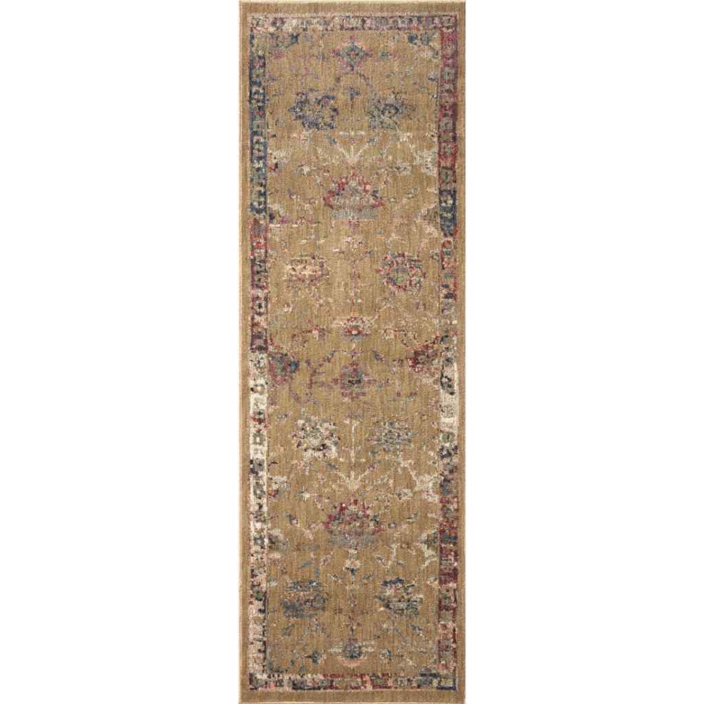 Loloi Giada Collection Gold / Multi Rug GIA-05 Gold / Multi / 2'-7" x 10'-0"