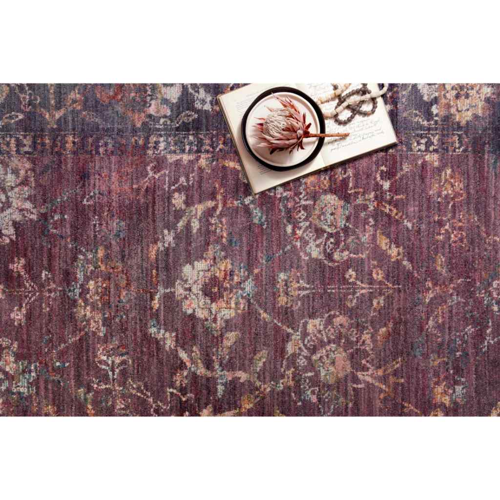 Loloi Giada Collection Grape / Multi Rug GIA-02 Grape / Multi / 18" x 18" Sample