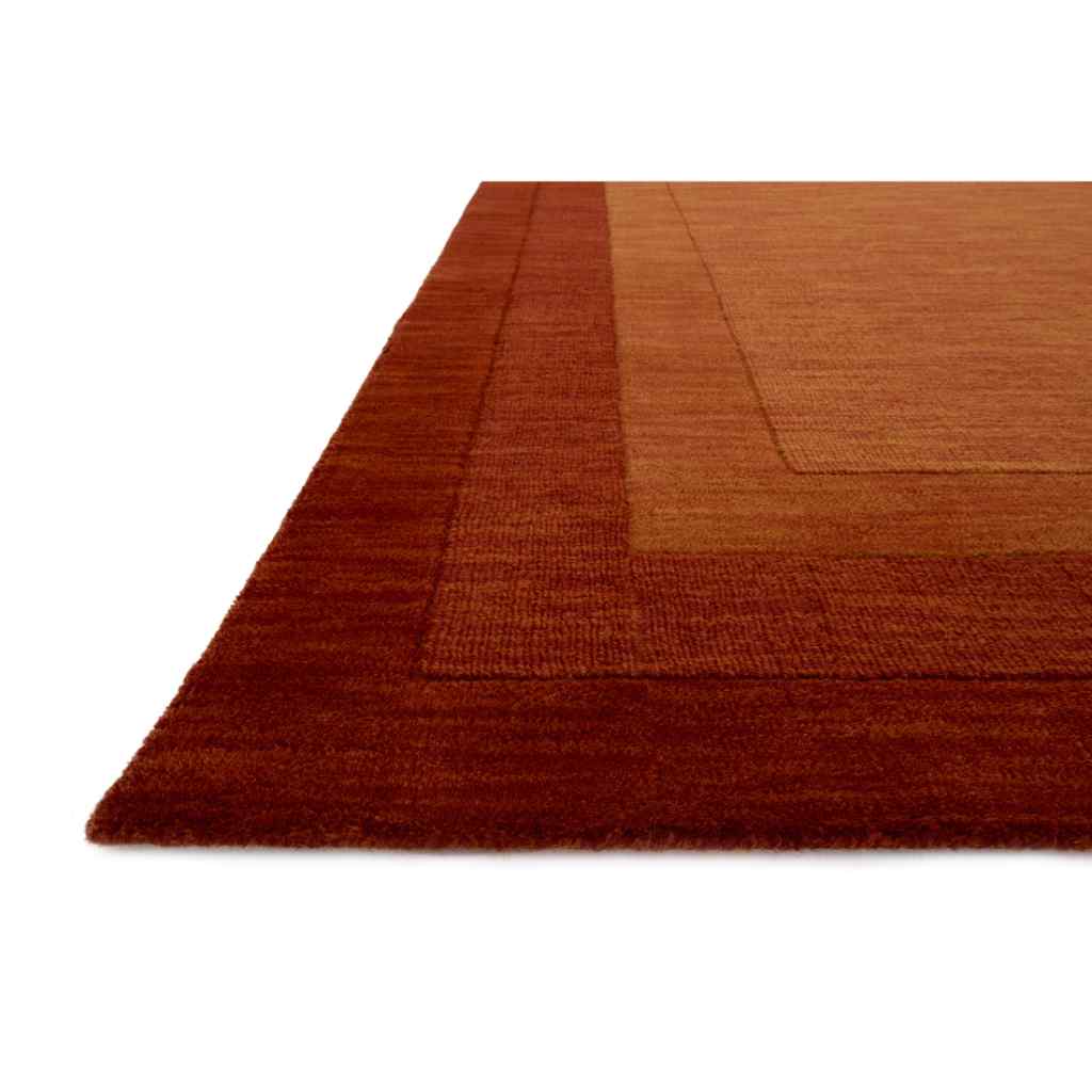Loloi Hamilton Collection Rust Rug HM-01 Rust / 18" x 18" Sample