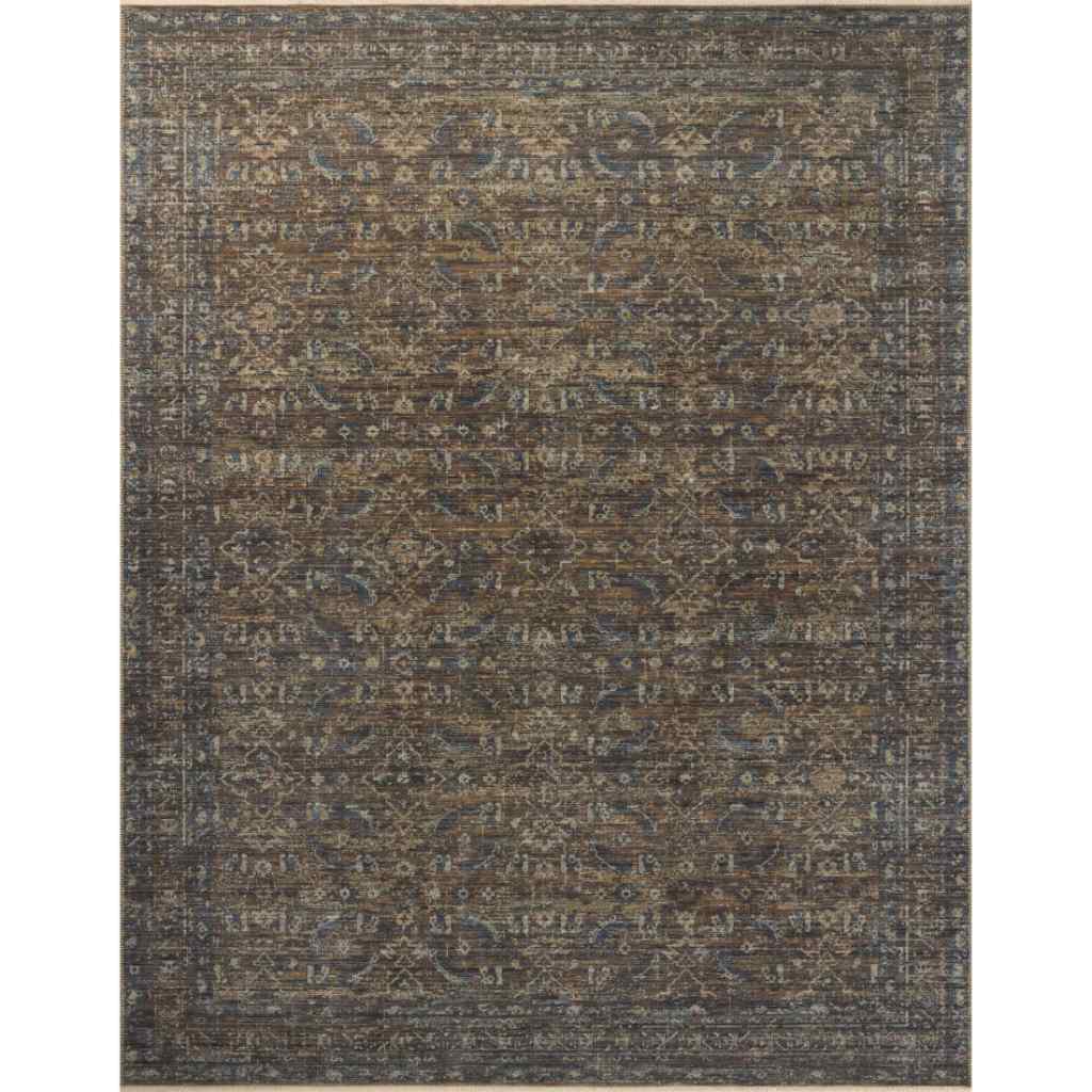 Loloi Heritage Collection Lagoon / Tobacco Rug HER-14 Lagoon / Tobacco / 12'-0" x 15'-0"