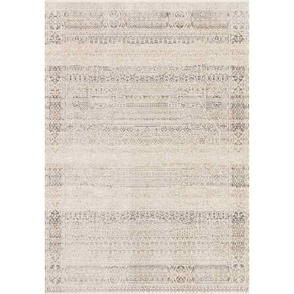Loloi Homage Collection Ivory / Silver Rug HOM-05 Ivory / Silver / 2'-6" x 16'-0"