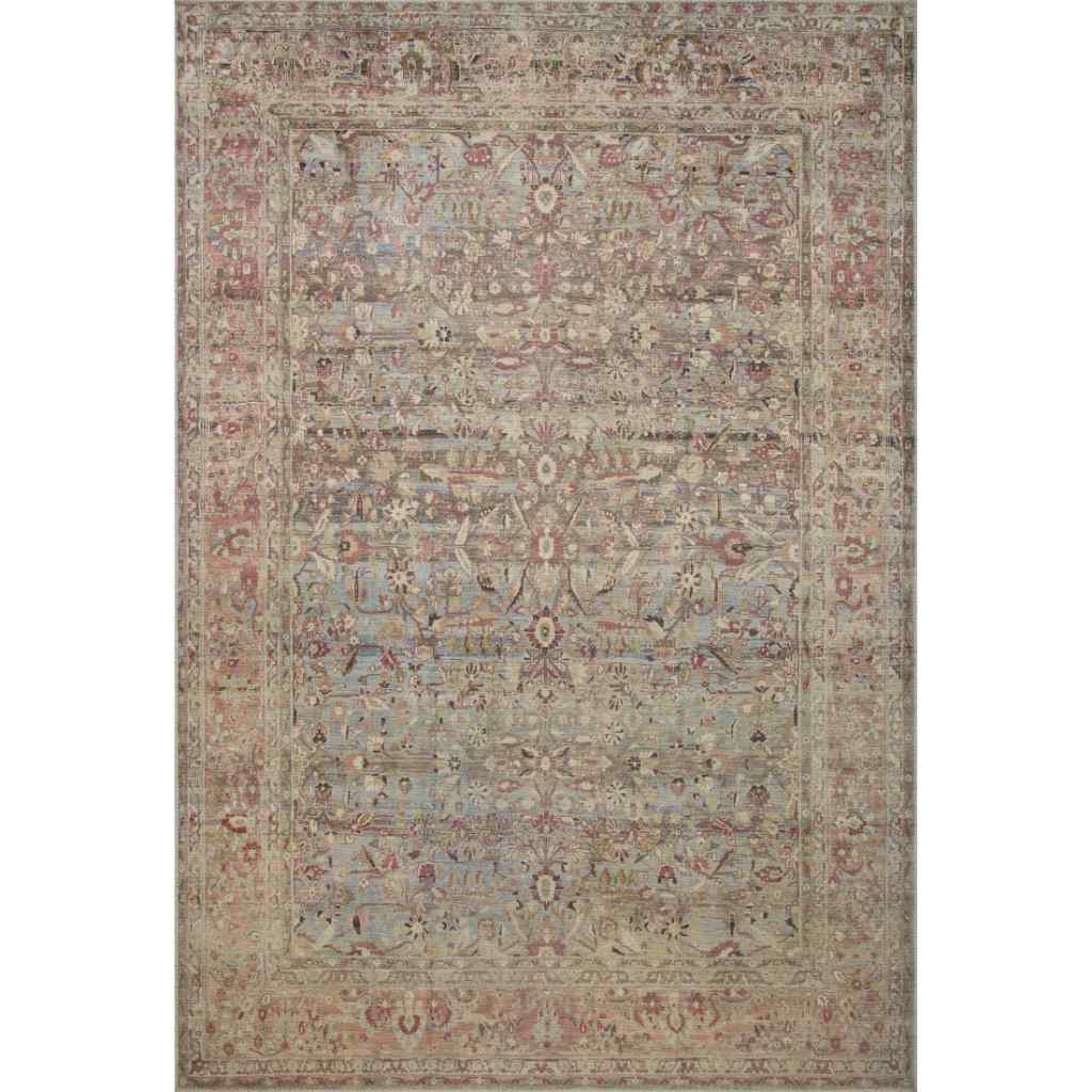 Loloi II Adrian Collection Ocean / Clay Rug ADR-06 Ocean / Clay / 8'-6" x 11'-6"