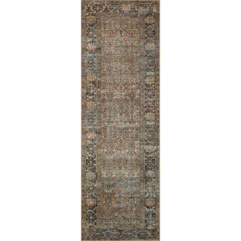 Loloi II Adrian Collection Terracotta / Multi Rug ADR-03 Terracotta / Multi / 2'-6" x 12'-0"
