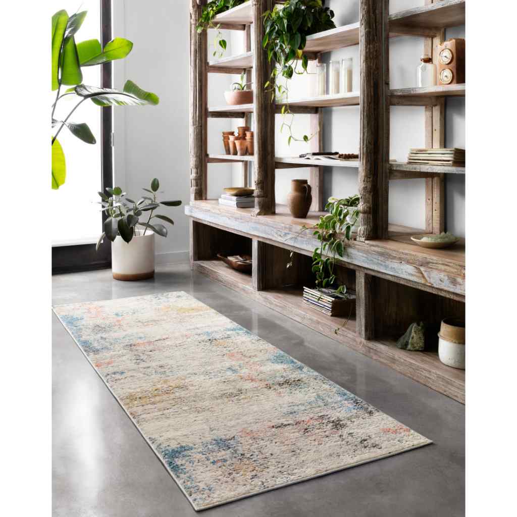 Loloi II Alchemy Collection Ivory / Multi Rug ALC-03 Ivory / Multi / 18" x 18" Sample