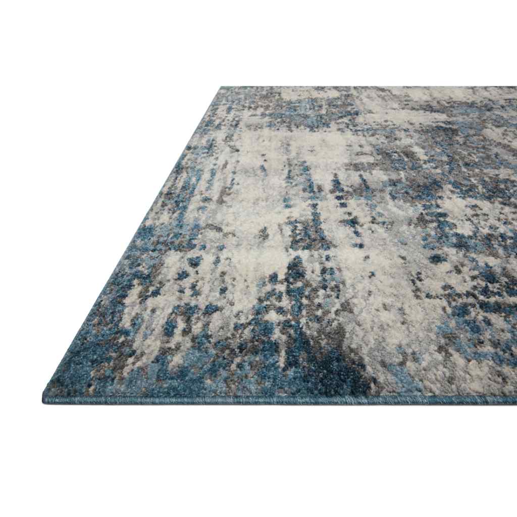 Loloi II Austen Collection Natural / Ocean Rug AUS-01 Natural / Ocean / 18" x 18" Sample