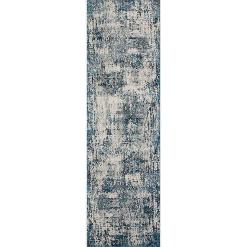 Loloi II Austen Collection Natural / Ocean Rug AUS-01 Natural / Ocean / 2'-4" x 8'-0"