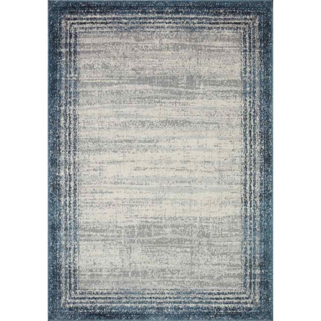 Loloi II Austen Collection Pebble / Blue Rug AUS-02 Pebble / Blue / 7'-10" x 10'-6"