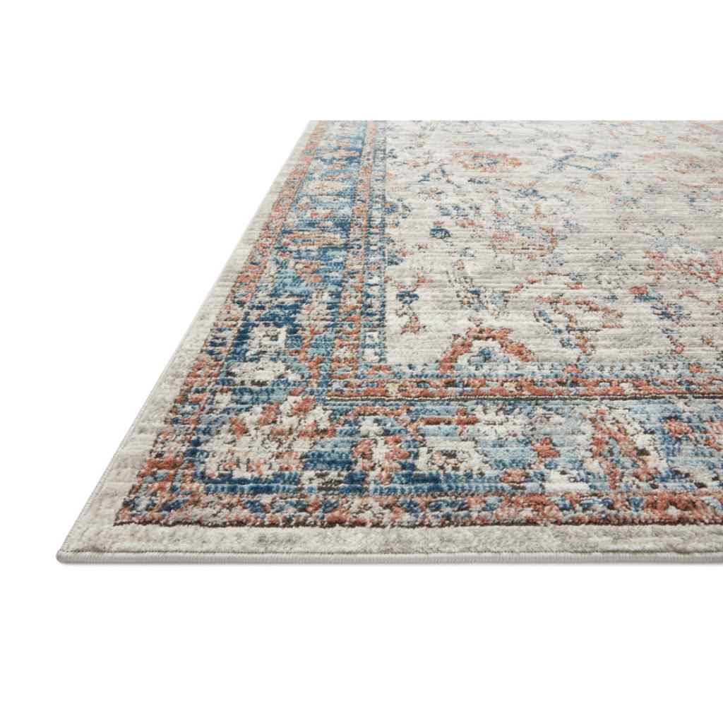 Loloi II Bianca Collection Dove / Multi Rug BIA-05 Dove / Multi / 18" x 18" Sample