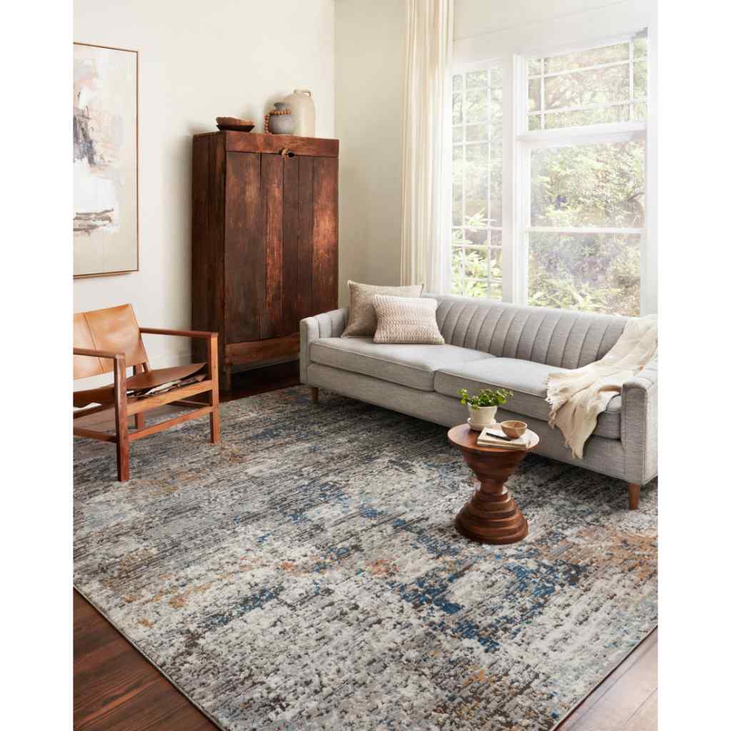 Loloi II Bianca Collection Granite / Multi Rug BIA-06 Granite / Multi / 18" x 18" Sample