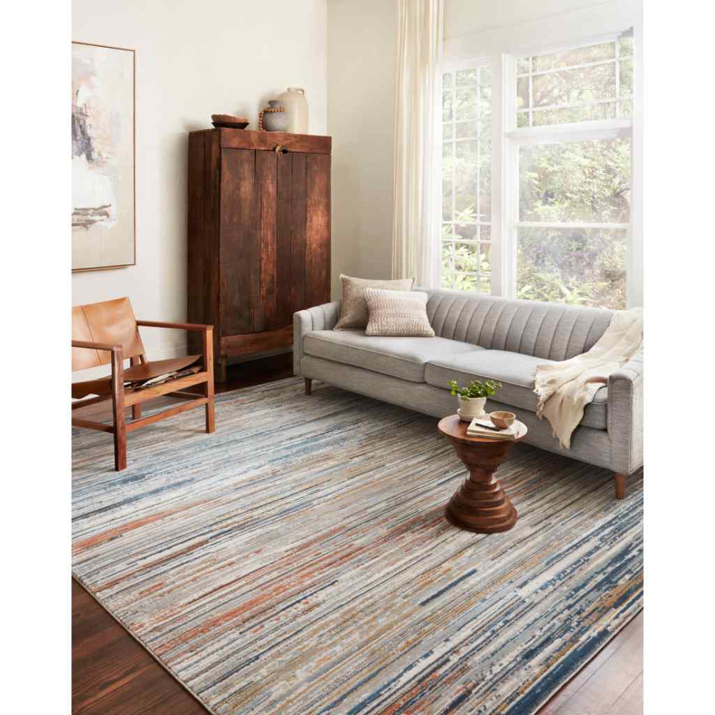 Loloi II Bianca Collection Pebble / Multi Rug BIA-08 Pebble / Multi / 18" x 18" Sample