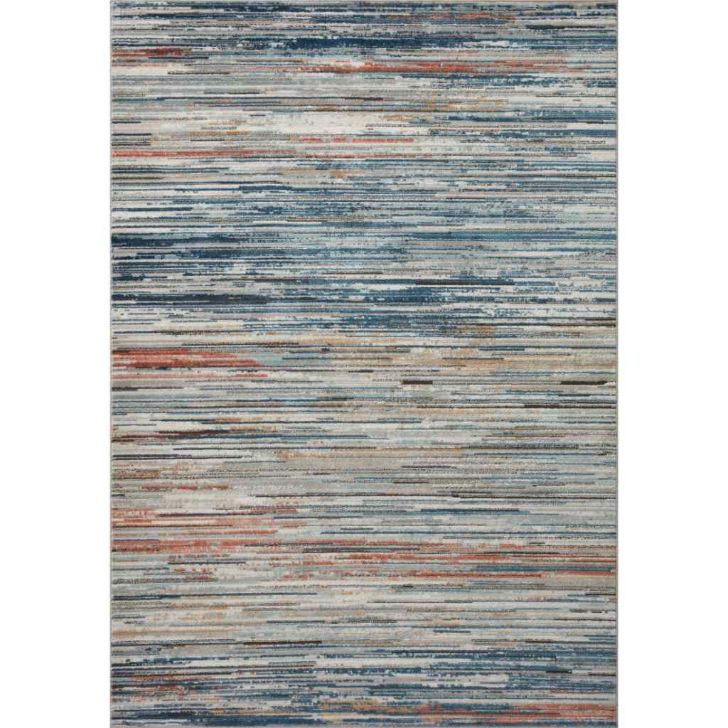 Loloi II Bianca Collection Pebble / Multi Rug BIA-08 Pebble / Multi / 2'-8" x 13'