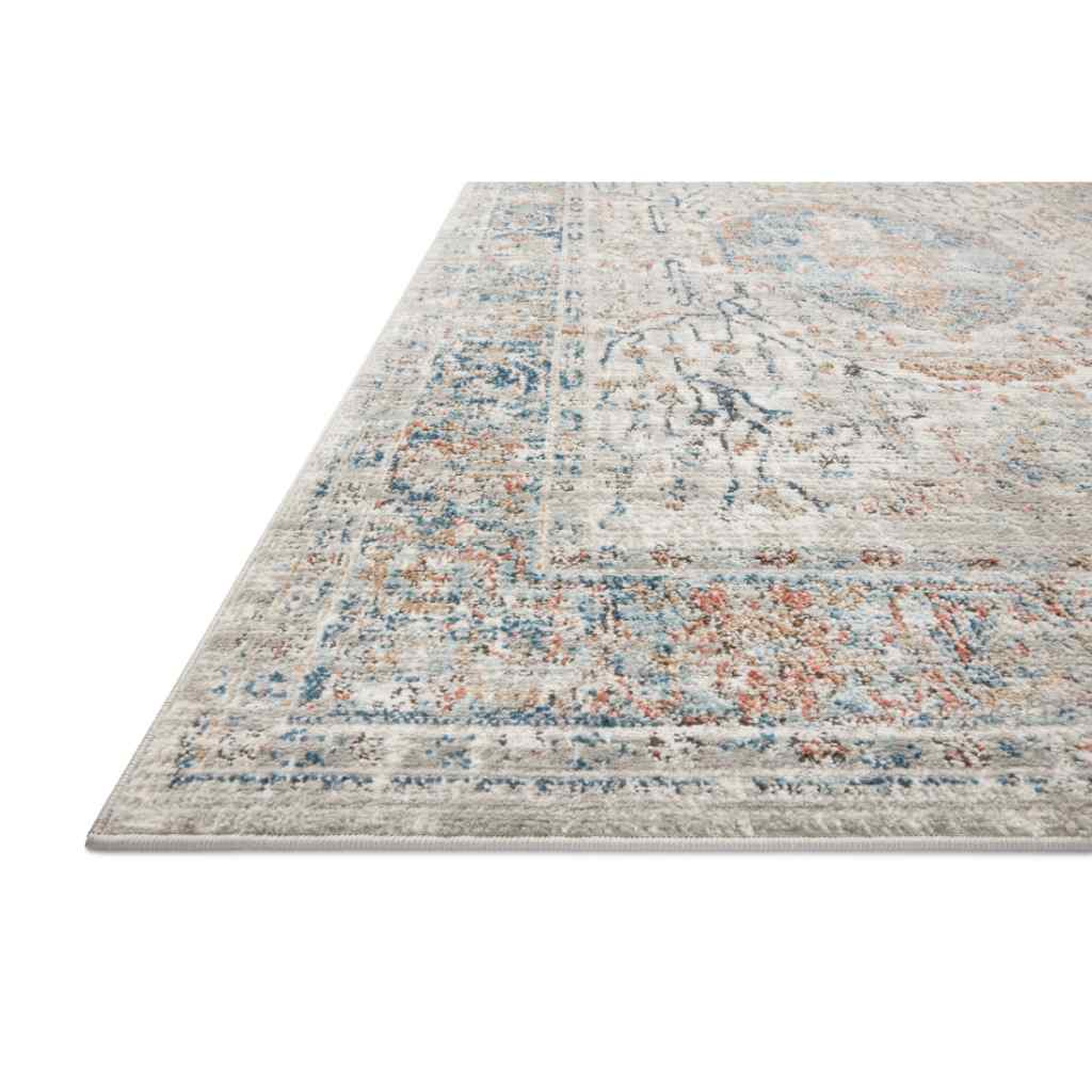 Loloi II Bianca Collection Stone / Multi Rug BIA-02 Stone / Multi / 18" x 18" Sample