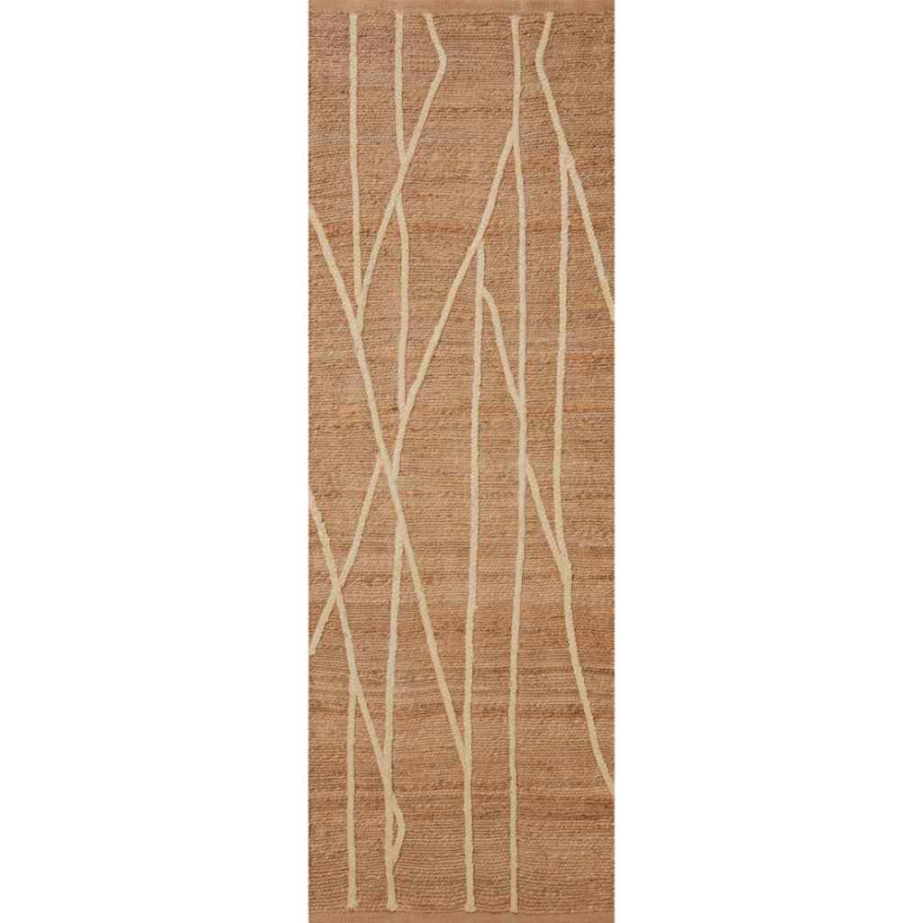 Loloi II Bodhi Collection Natural / Ivory Rug BOD-03 Natural / Ivory / 2'-6" x 7'-6"