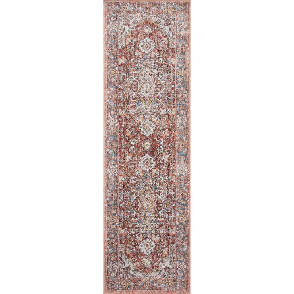 Loloi II Cassandra Collection Rust / Multi Rug CSN-01 Rust / Multi / 2'-6" x 10'-0"
