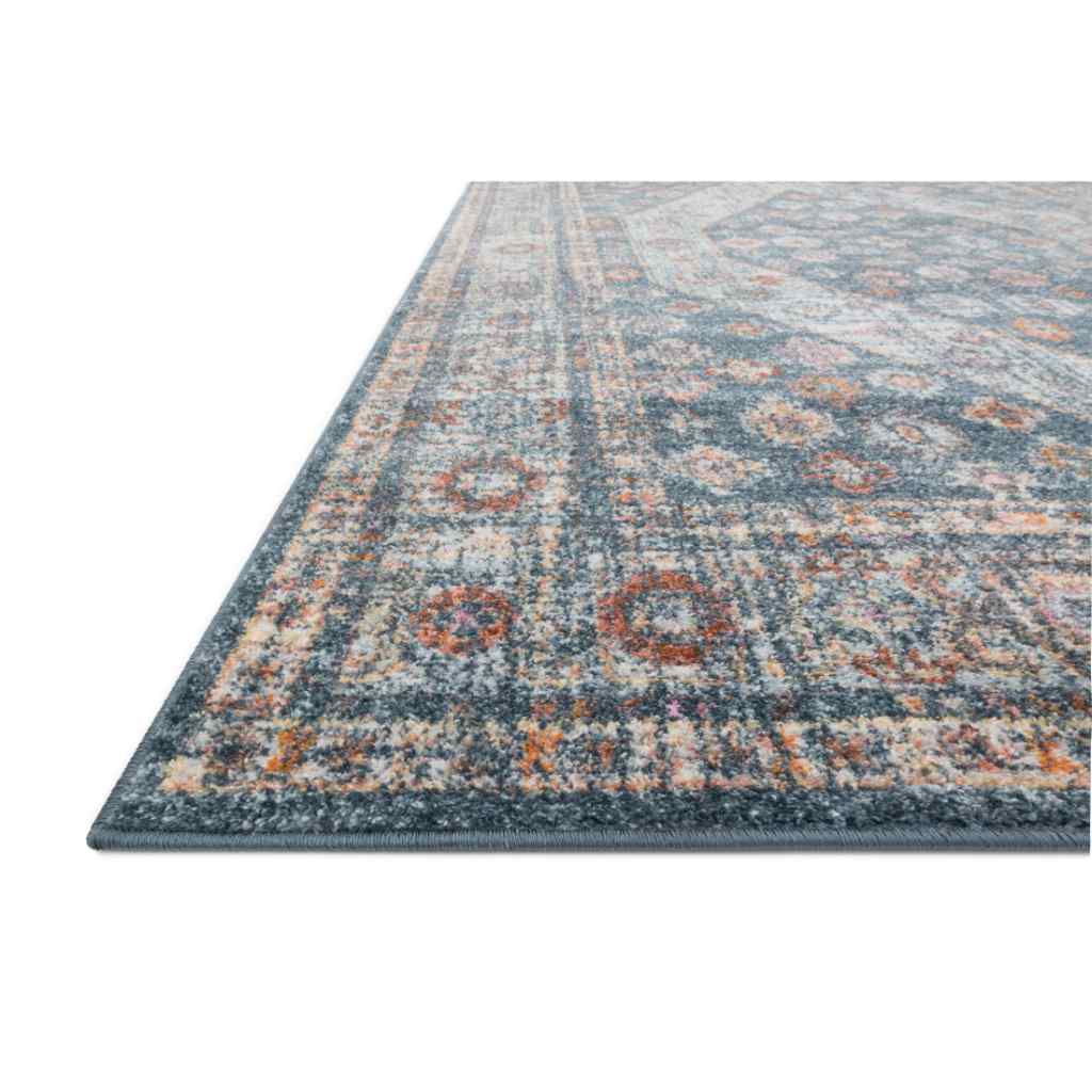 Loloi II Clara Collection Blue / Lt. Blue Rug CLA-02 Blue / Lt. Blue / 3'-6" x 5'-9"