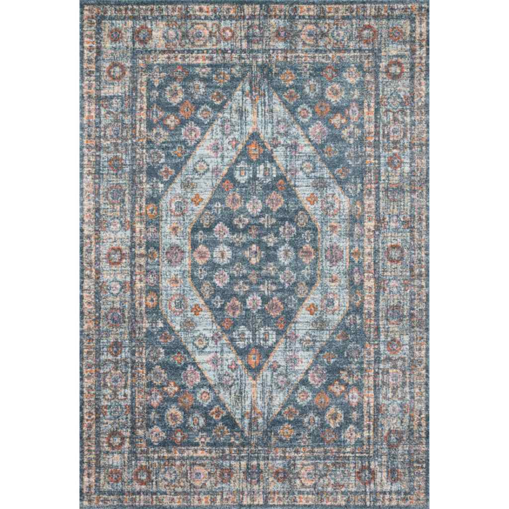 Loloi II Clara Collection Blue / Lt. Blue Rug CLA-02 Blue / Lt. Blue / 9'-3" x 13'