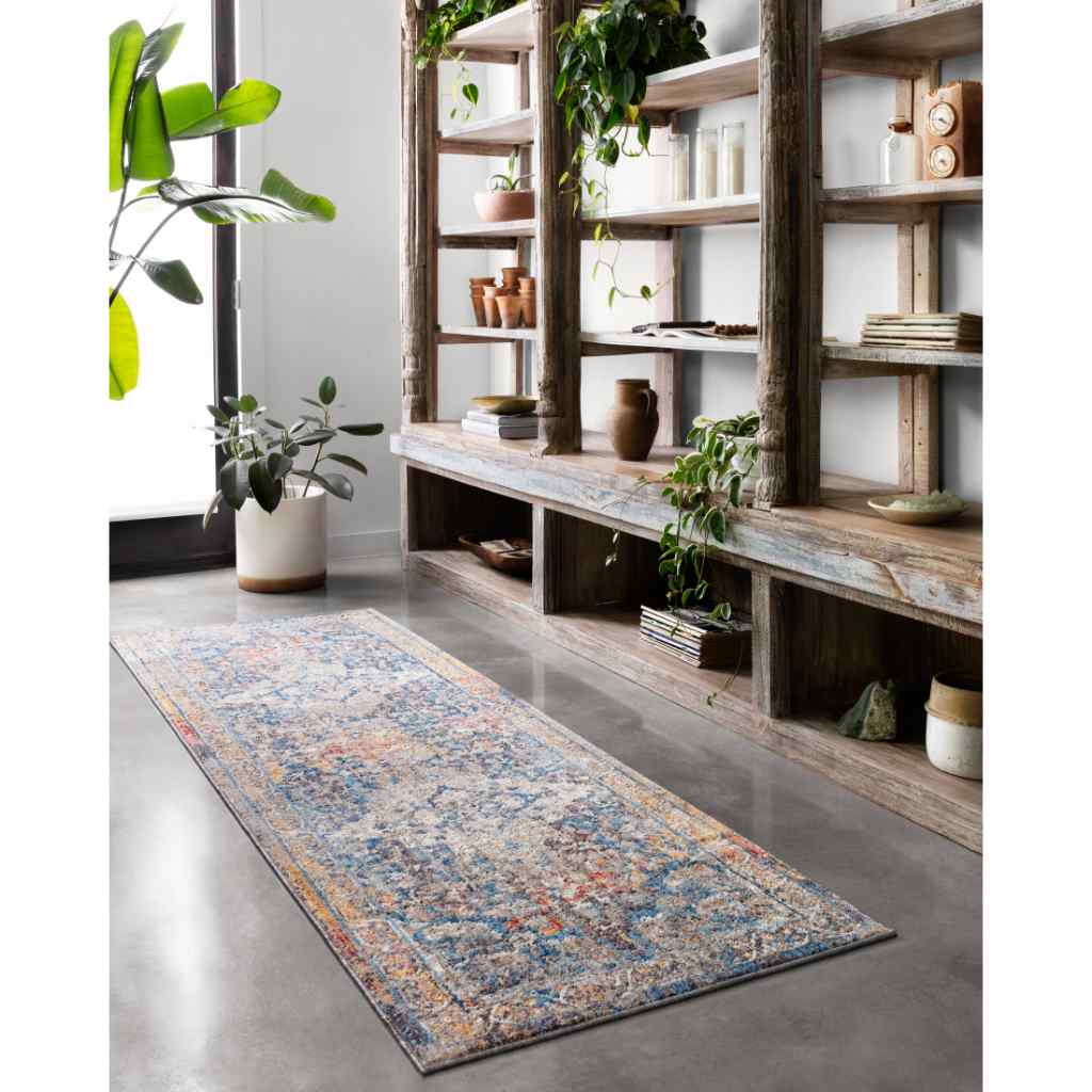 Loloi II Dante Collection Multi / Stone Rug DN-04 Multi / Stone / 18" x 18" Sample