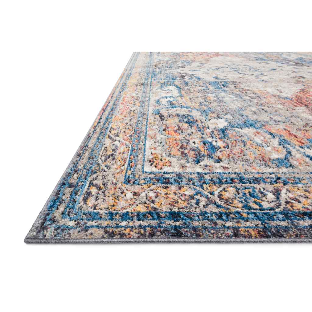 Loloi II Dante Collection Multi / Stone Rug DN-04 Multi / Stone / 18" x 18" Sample