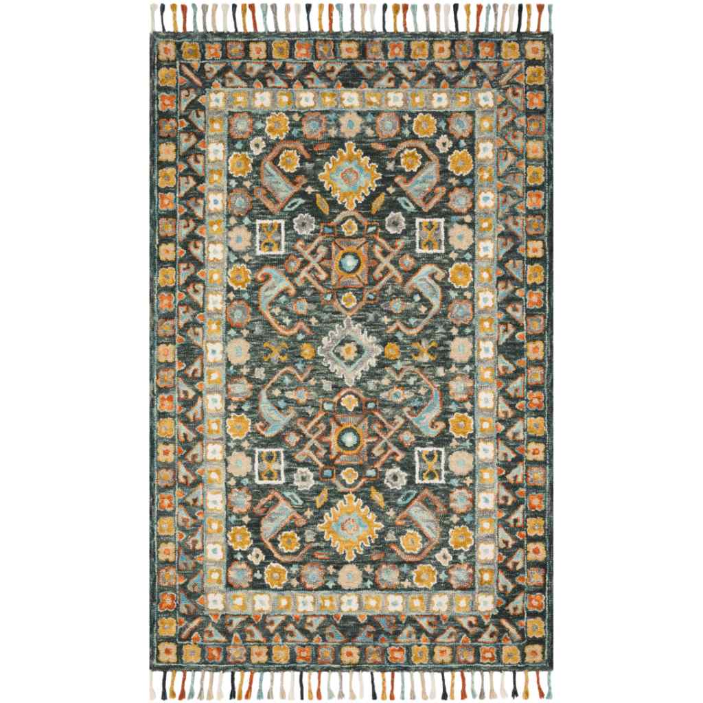 Loloi II Elka Collection Denim / Multi Rug ELK-03 Denim / Multi / 9'-3" x 13'