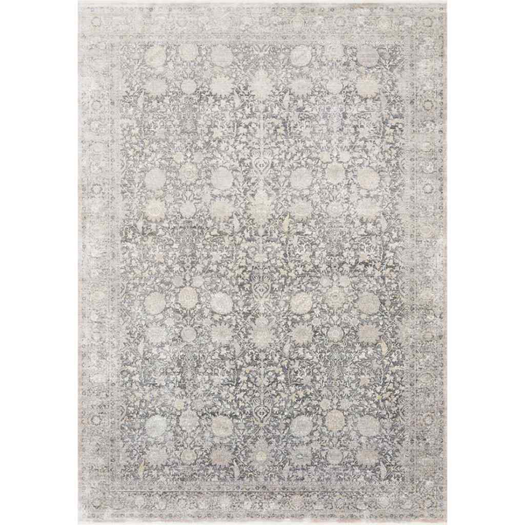 Loloi II Gemma Collection Charcoal / Sand Rug GEM-02 Charcoal / Sand / 2'-8" x 10'