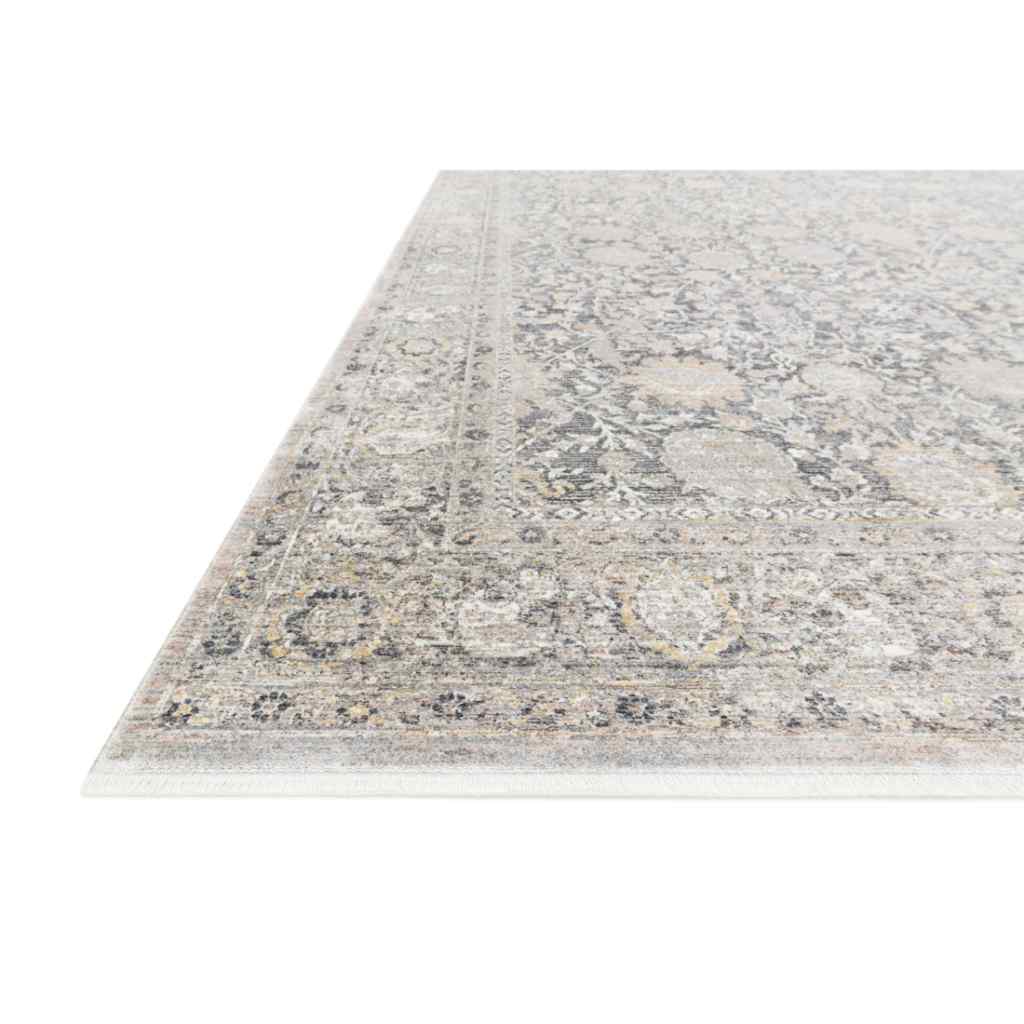 Loloi II Gemma Collection Charcoal / Sand Rug GEM-02 Charcoal / Sand / 2'-8" x 10'