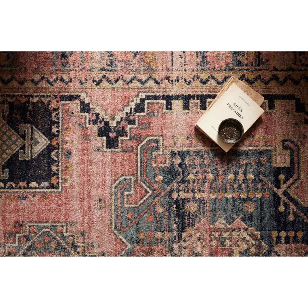Loloi II Jocelyn Collection Rose / Rose Rug JOC-06 Rose / Rose / 18" x 18" Sample