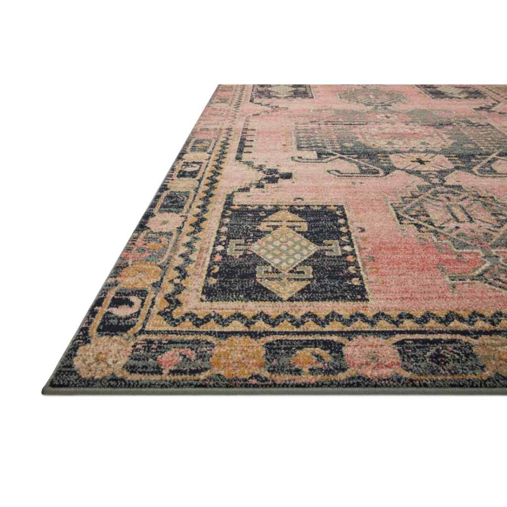 Loloi II Jocelyn Collection Rose / Rose Rug JOC-06 Rose / Rose / 18" x 18" Sample