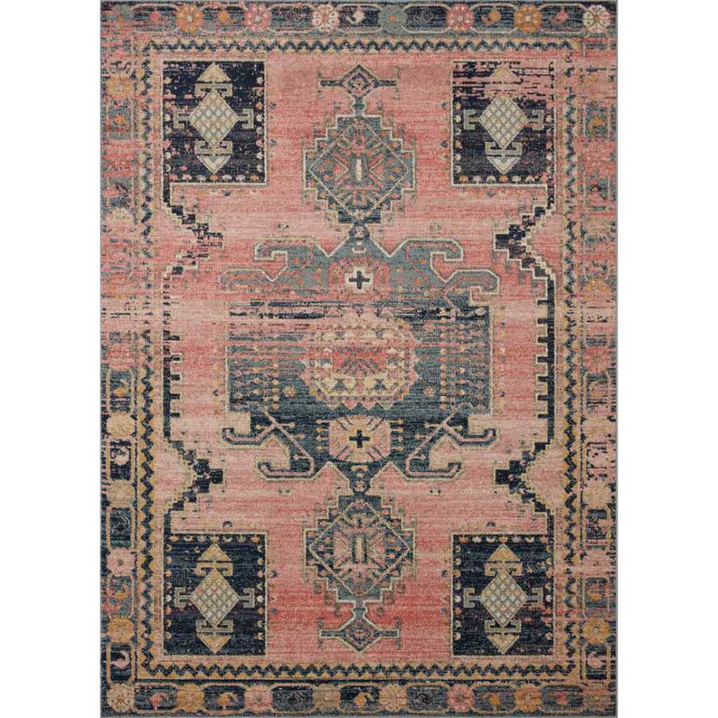 Loloi II Jocelyn Collection Rose / Rose Rug JOC-06 Rose / Rose / 9'-6" x 12'-6"