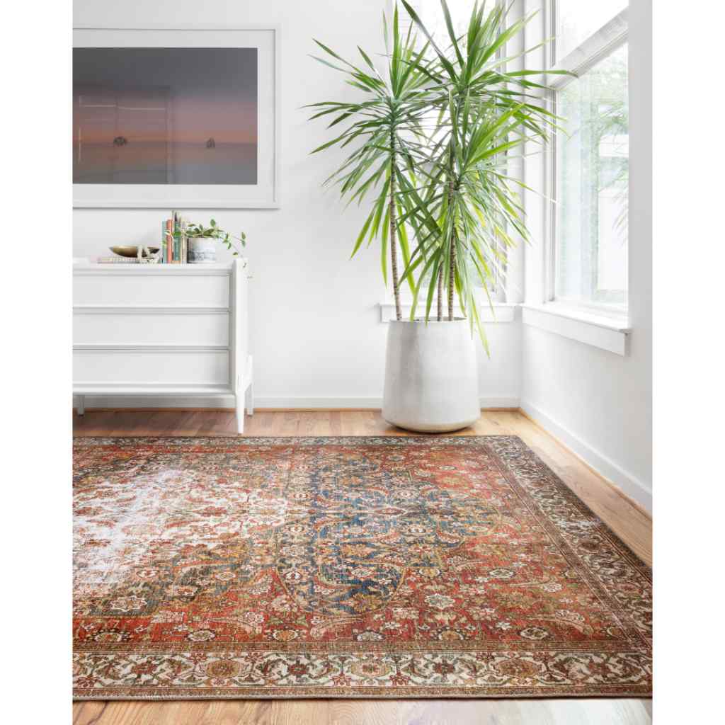 Loloi II Layla Collection Ocean / Multi Rug LAY-05 Ocean / Multi / 18" x 18" Sample