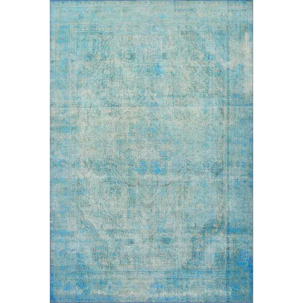 Loloi II Loren Collection Aqua Rug LQ-08 Aqua / 2'-3" x 3'-9"