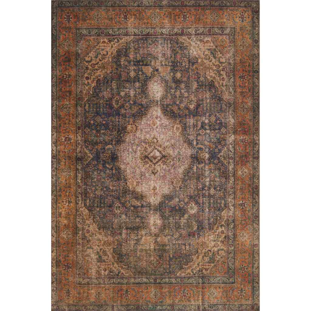Loloi II Loren Collection Plum / Multi Rug LQ-02 Plum / Multi / 8'-4" x 11'-6"