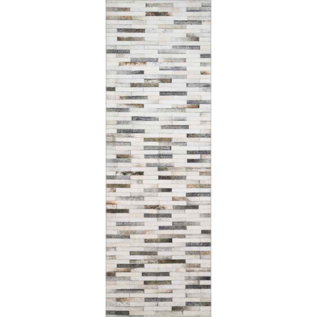 Loloi II Maddox Collection Ivory / Grey Rug MAD-01 Ivory / Grey / 2'-6" x 7'-6"