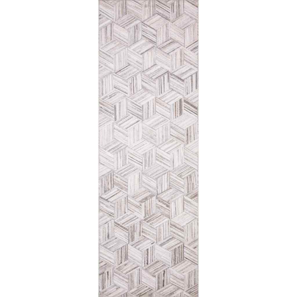 Loloi II Maddox Collection Lt Grey / Ivory Rug MAD-07 Lt Grey / Ivory / 2'-6" x 7'-6"