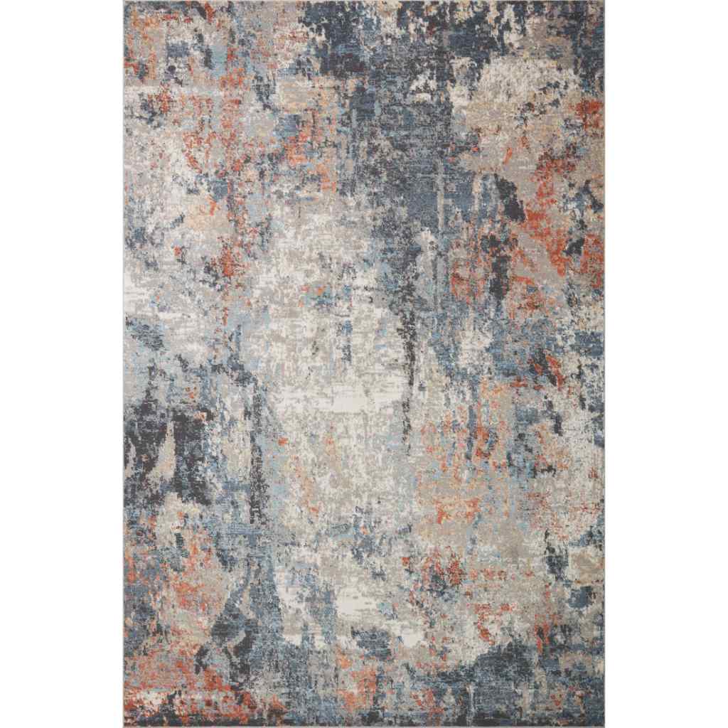 Loloi II Maeve Collection Silver / Apricot Rug MAE-01 Silver / Apricot / 18" x 18" Sample