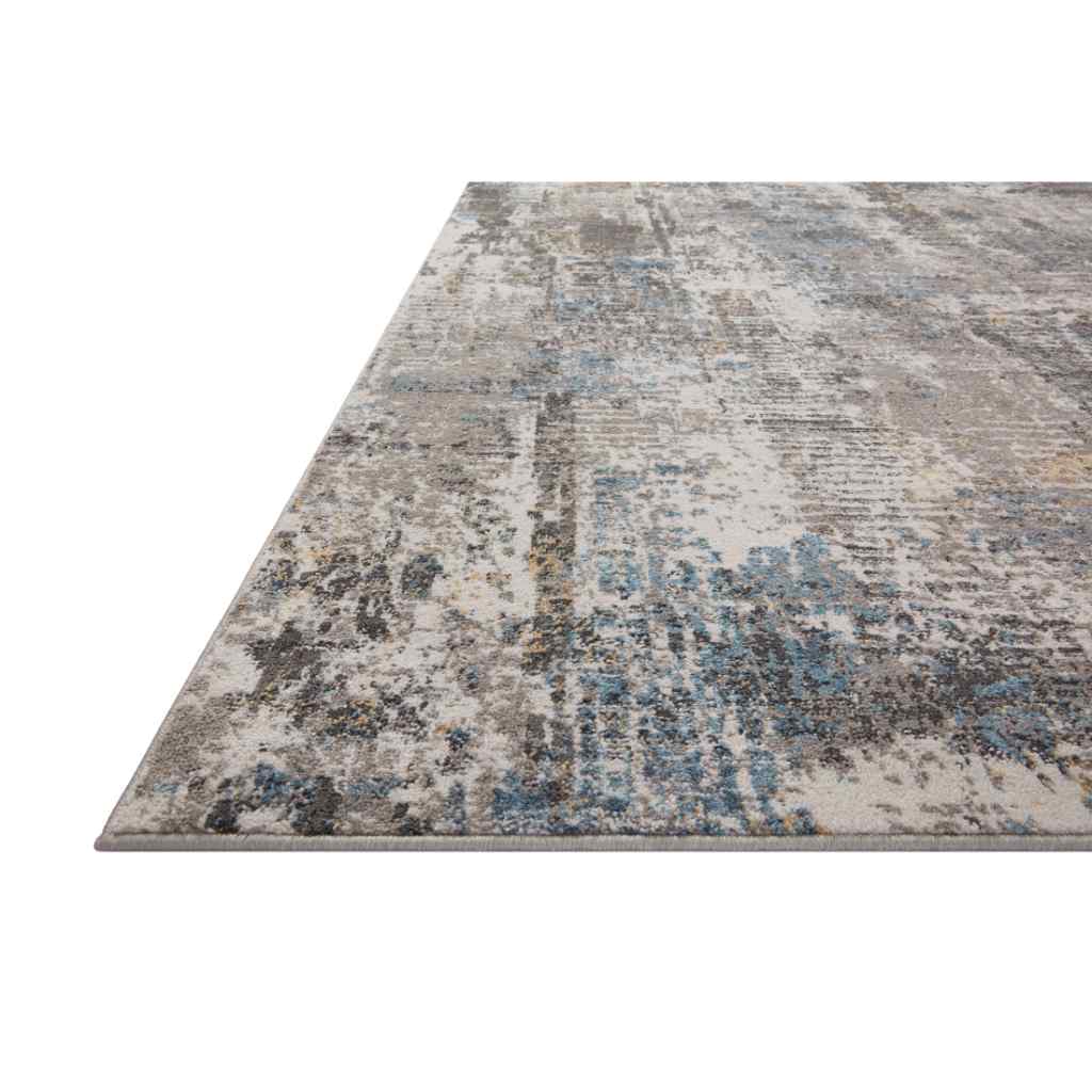 Loloi II Maeve Collection Slate / Mist Rug MAE-02 Slate / Mist / 18" x 18" Sample
