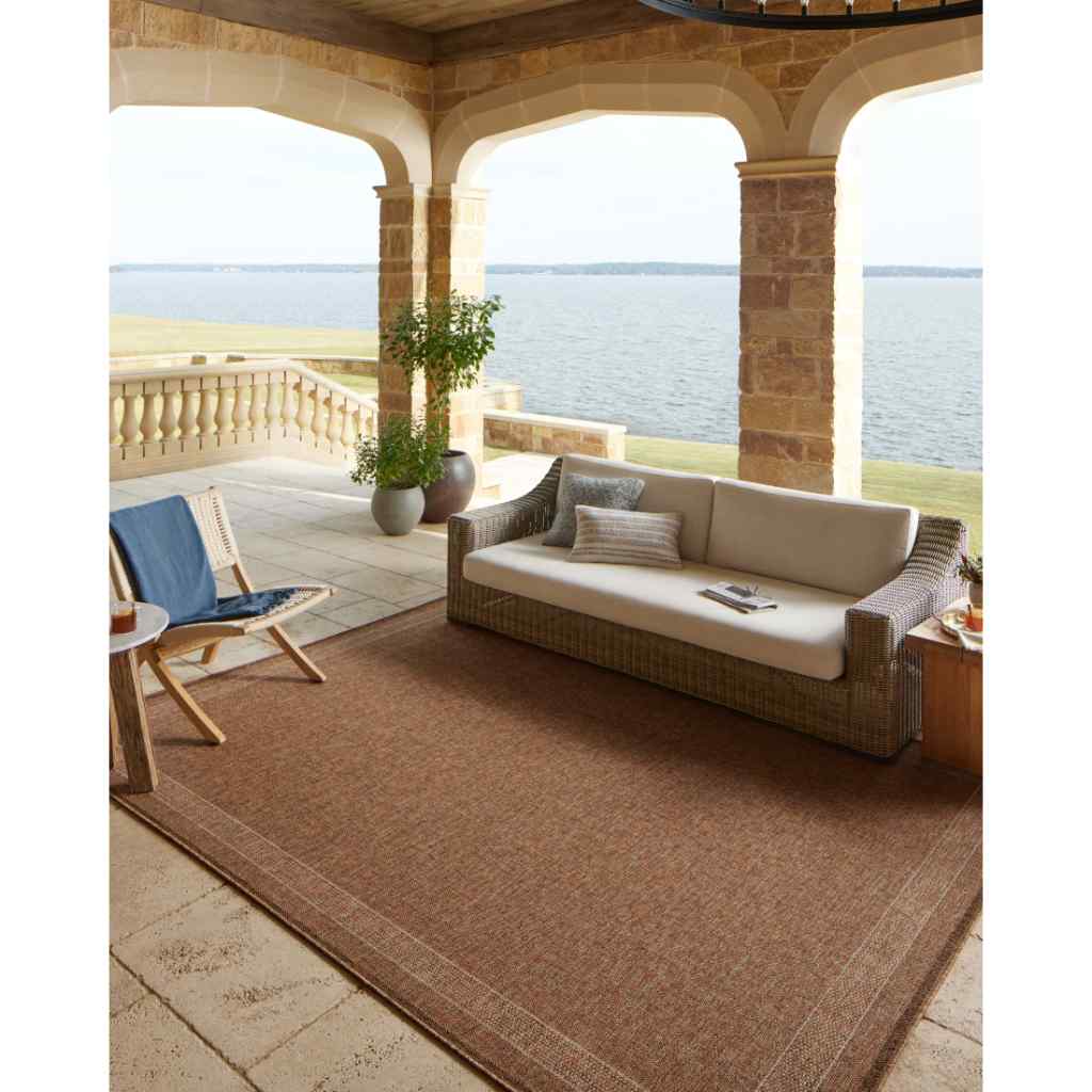Loloi II Merrick Collection Cinnamon / Multi Rug MER-07 Cinnamon / Multi / 18" x 18" Sample