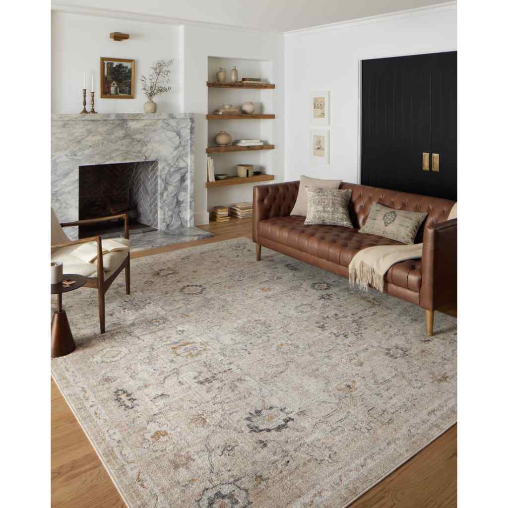 Loloi II Monroe Collection Natural / Multi Rug MON-04 Natural / Multi / 18" x 18" Sample