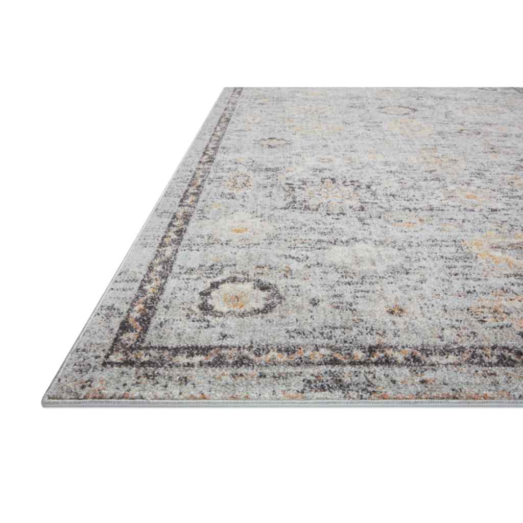 Loloi II Monroe Collection Sky / Gold Rug MON-04 Sky / Gold / 18" x 18" Sample