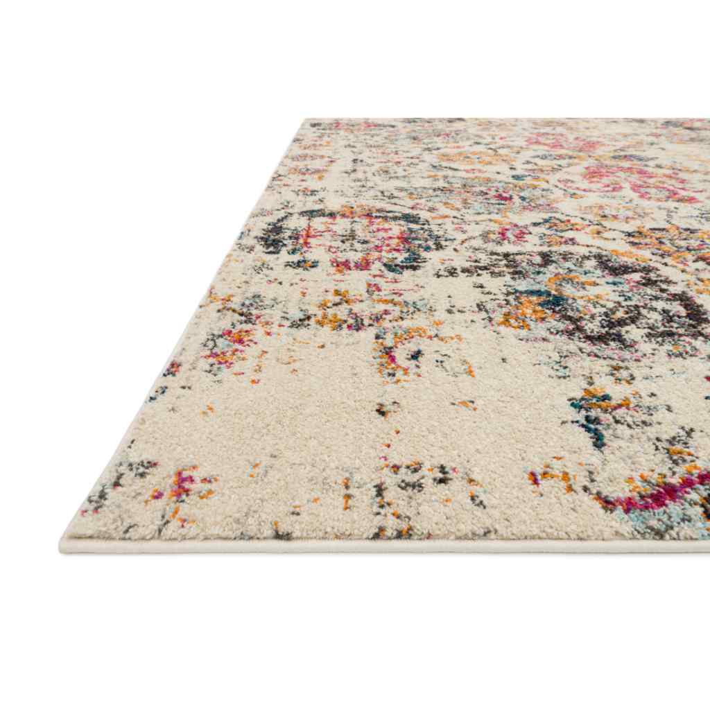 Loloi II Nadia Collection Ivory / Multi Rug NN-01 Ivory / Multi / 18" x 18" Sample