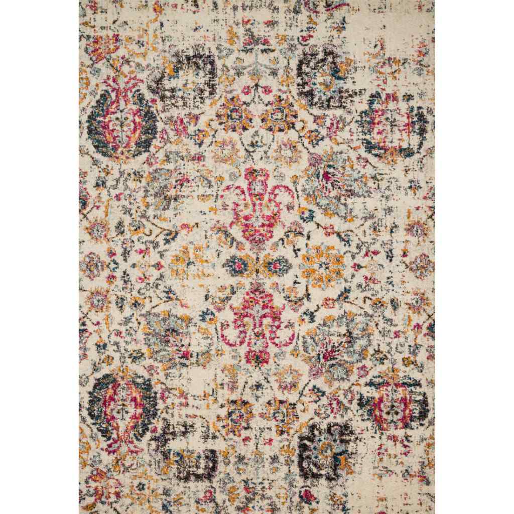 Loloi II Nadia Collection Ivory / Multi Rug NN-01 Ivory / Multi / 9'-0" x 12'-0"