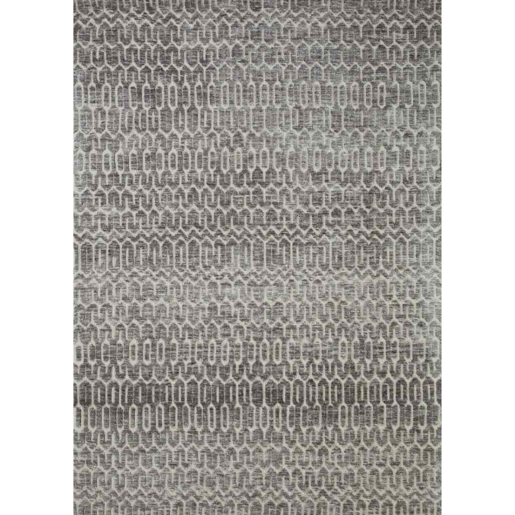 Loloi II Neda Collection Ivory / Charcoal Rug NED-03 Ivory / Charcoal / 8'-6" x 12'