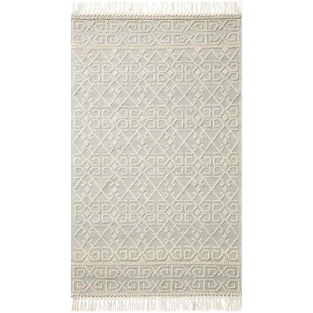Loloi II Noelle Collection Ivory / Blue Rug NOE-03 Ivory / Blue / 9'-0" x 12'-0"