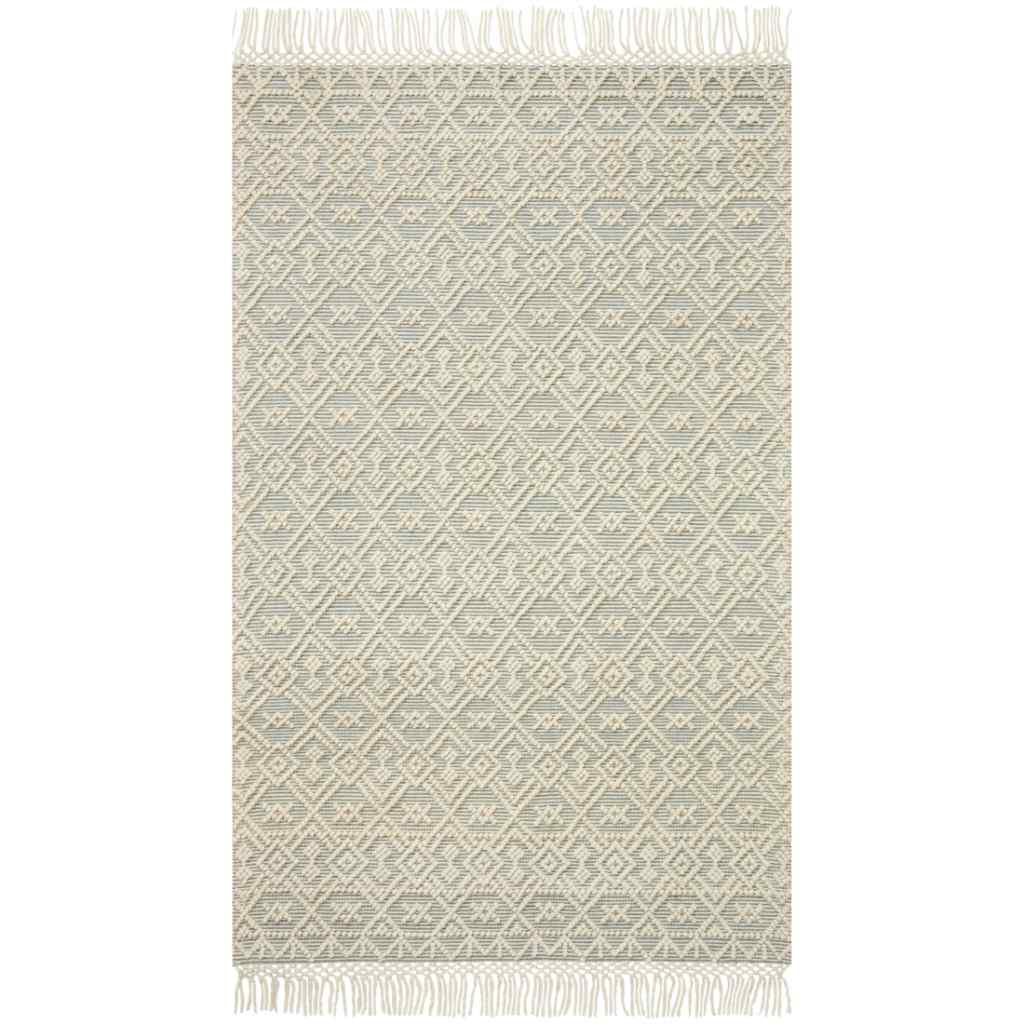 Loloi II Noelle Collection Ivory / Blue Rug NOE-05 Ivory / Blue / 9'-0" x 12'-0"