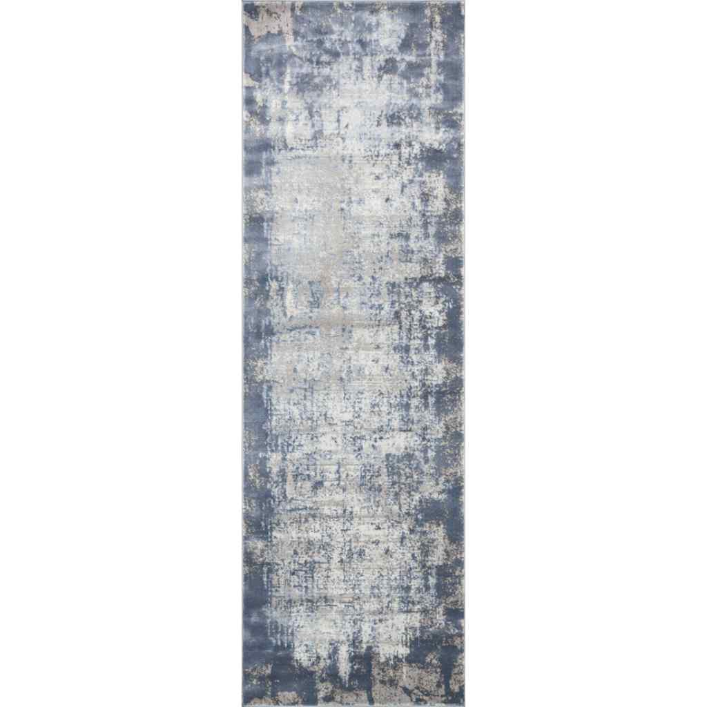 Loloi II Patina Collection Denim / Grey Rug PJ-01 Denim / Grey / 2'-7" x 10'-0"
