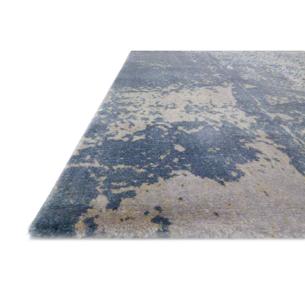 Loloi II Patina Collection Denim / Grey Rug PJ-01 Denim / Grey / 2'-7" x 10'-0"