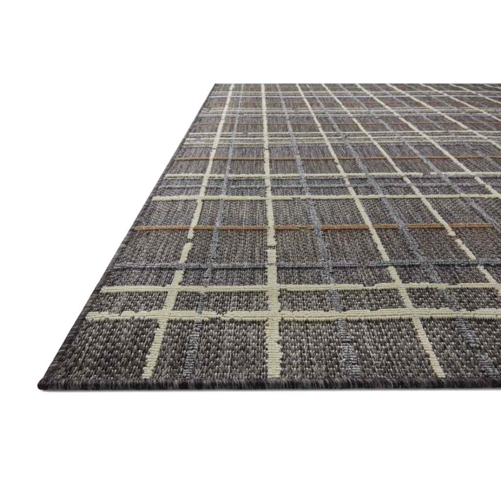 Loloi II Rainier Collection Charcoal / Multi Rug RAI-11 Charcoal / Multi / 18" x 18" Sample